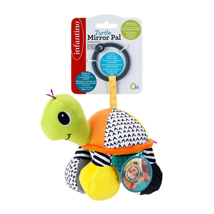 infantino-Turtle Mirror Pal - Green