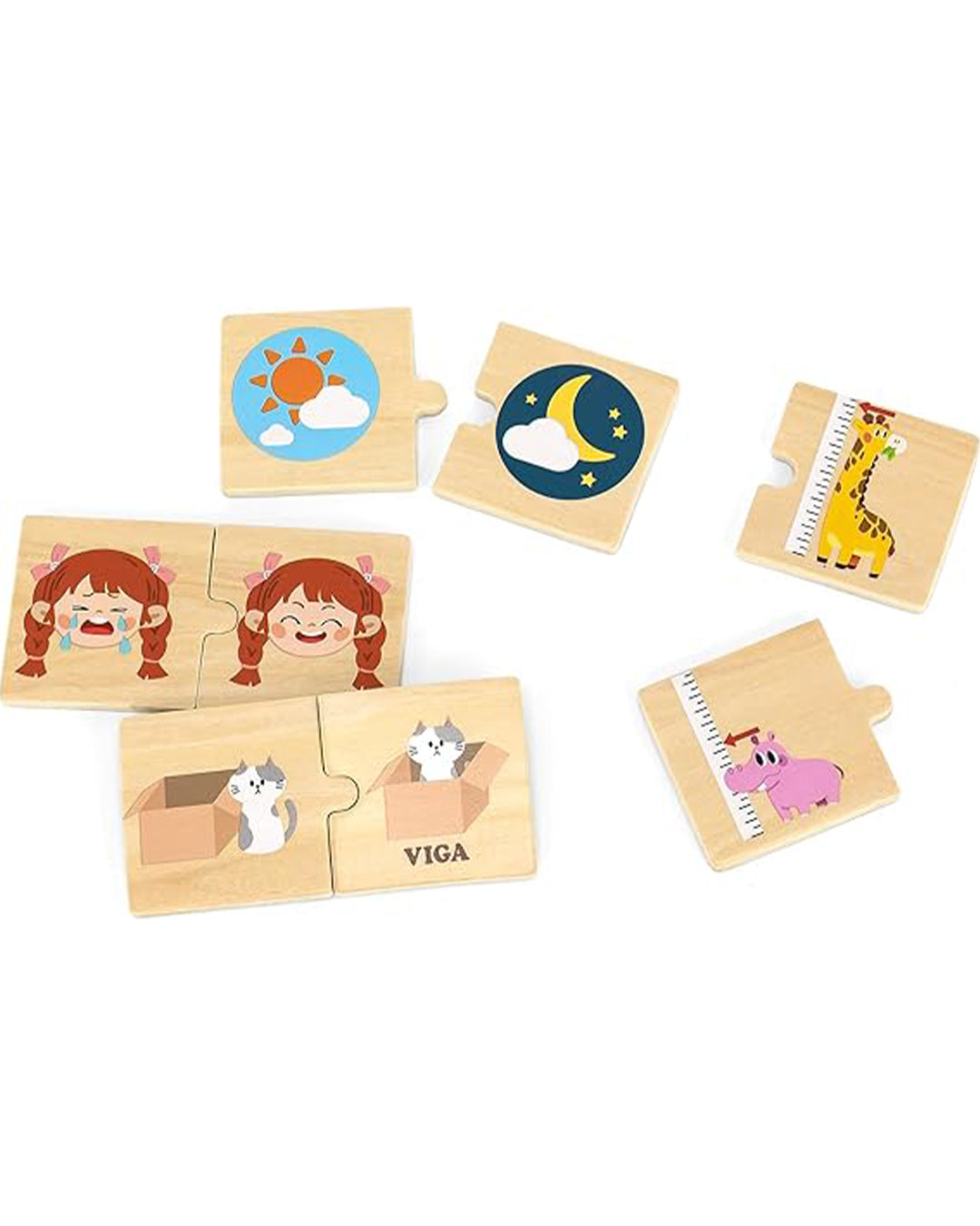 Viga Opposites Puzzle Set