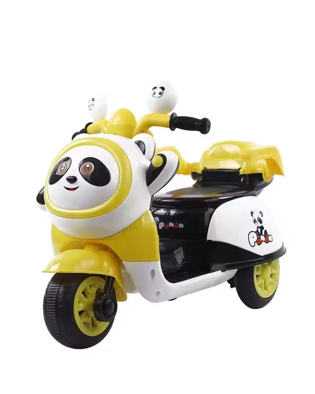 Panda ride on bike aleemaz.com 