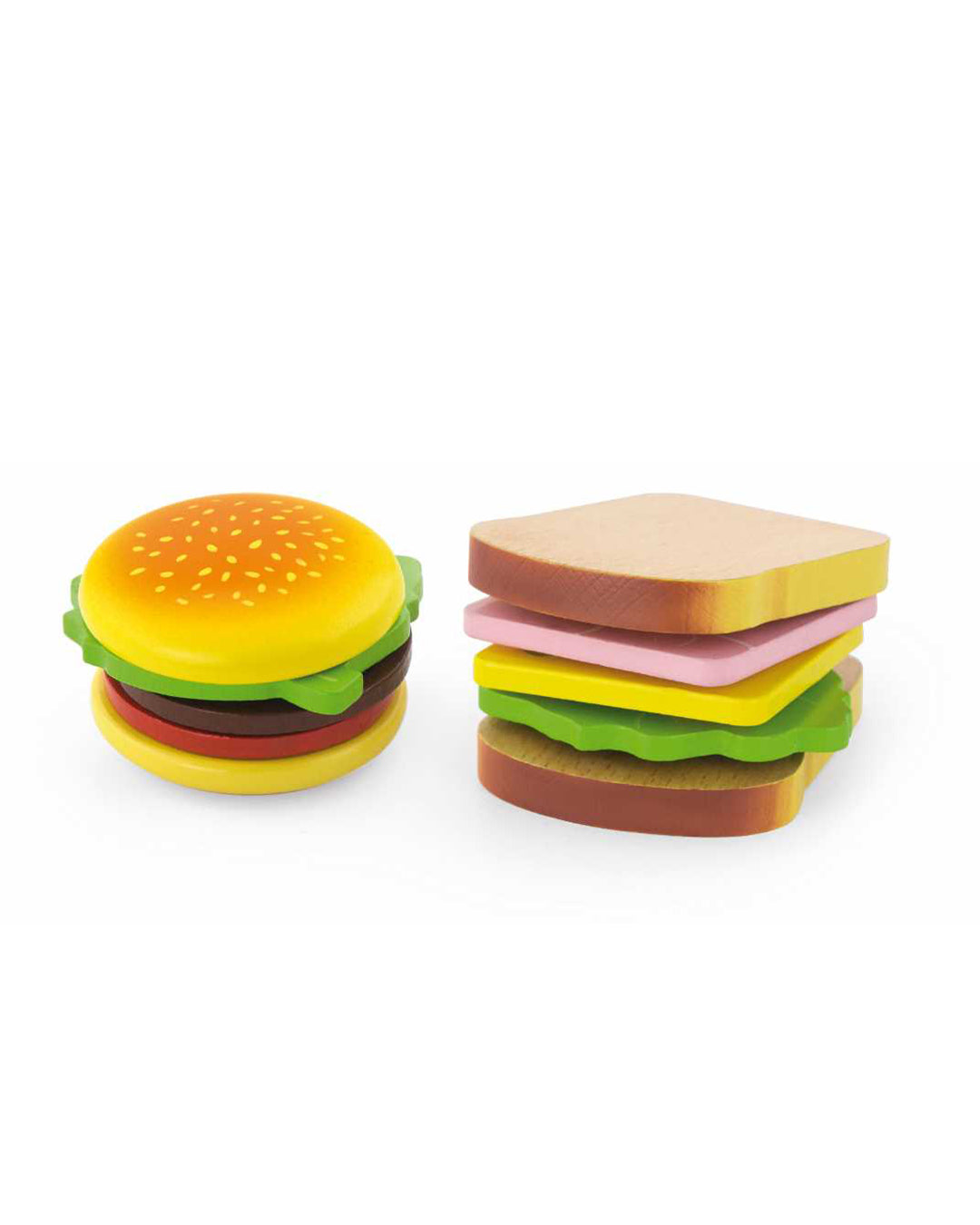 Hamburger and Sandwich Playset - Viga