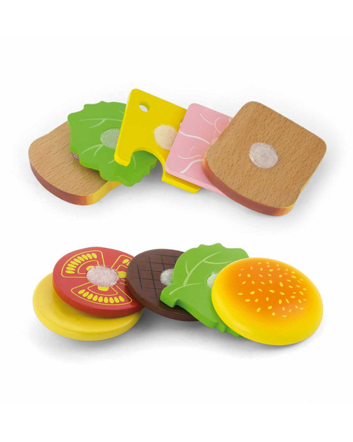 Hamburger and Sandwich Playset - Viga